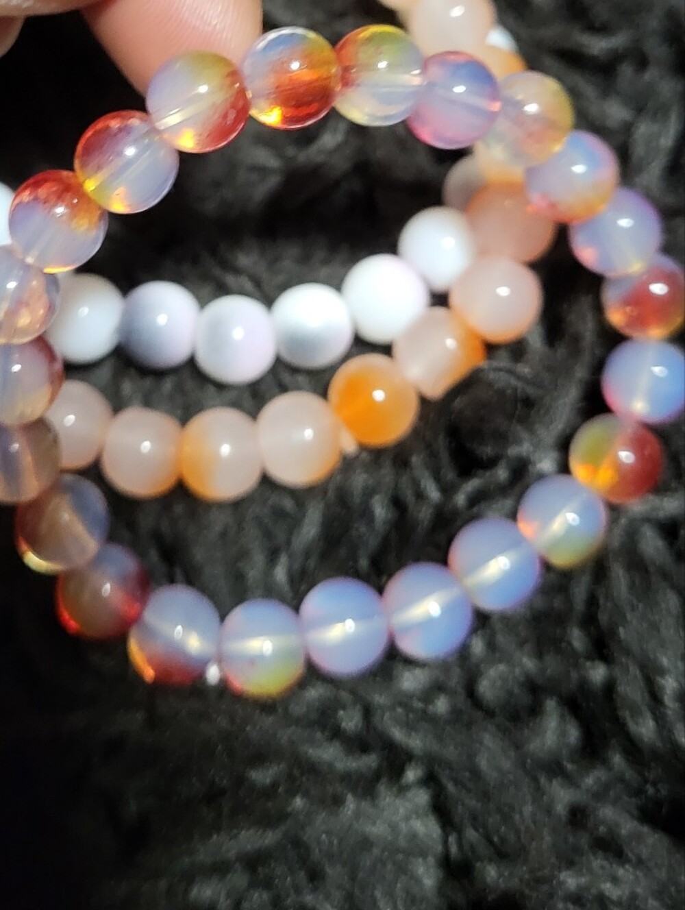 Multicolor Beaded Stretch Bracelet Choose 1 - Picture 7 of 9